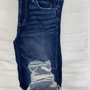 AE Super stretch X ripped jeans